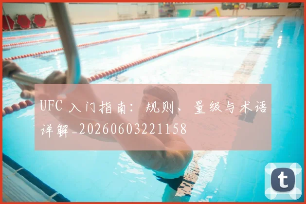 UFC 入门指南:规则、量级与术语详解_20260603221158